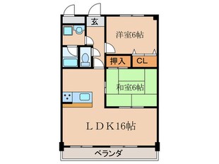 ＣＡＳＡ ＶＥＲＤＥの物件間取画像